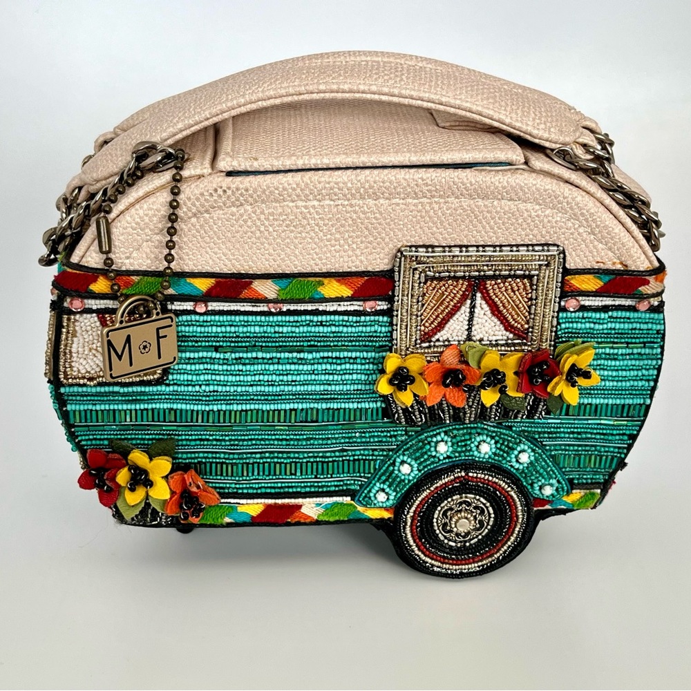 Beaded Camper Mini Bag by Mary Frances - Picture 4 of 16